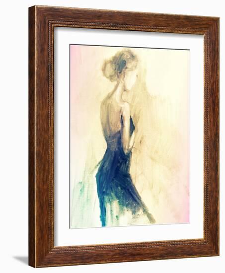 Feminine Solitude-Boho Hue Studio-Framed Art Print