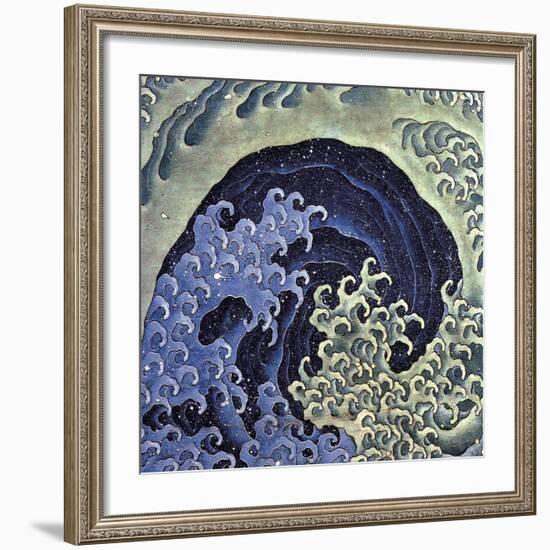 Feminine Wave-Katsushika Hokusai-Framed Art Print