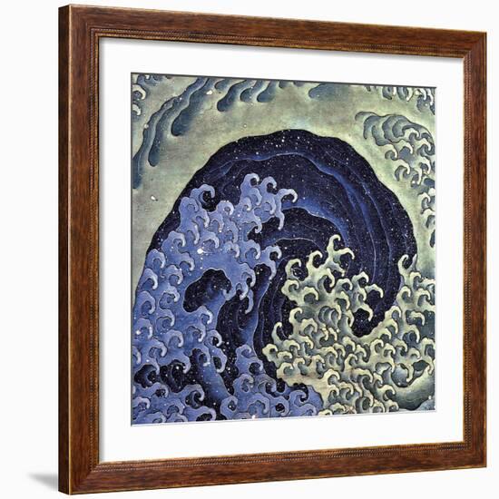 Feminine Wave-Katsushika Hokusai-Framed Art Print