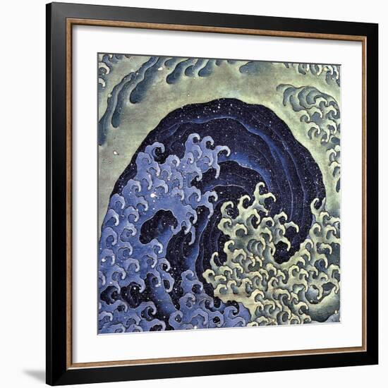 Feminine Wave-Katsushika Hokusai-Framed Art Print