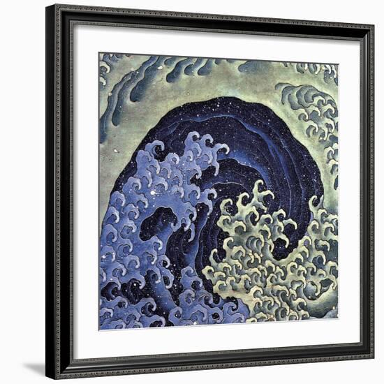 Feminine Wave-Katsushika Hokusai-Framed Art Print