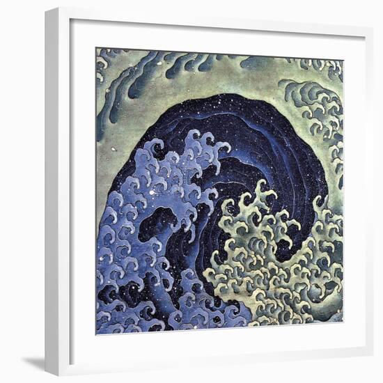 Feminine Wave-Katsushika Hokusai-Framed Art Print