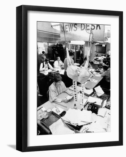 Feminist Protest at the Offices of the Houston Chronicle-null-Framed Photo
