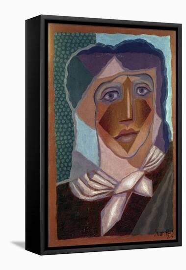 Femme à L'écharpe (Woman with Neck Scarf), 1924-Juan Gris-Framed Premier Image Canvas