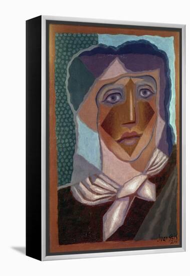 Femme à L'écharpe (Woman with Neck Scarf), 1924-Juan Gris-Framed Premier Image Canvas