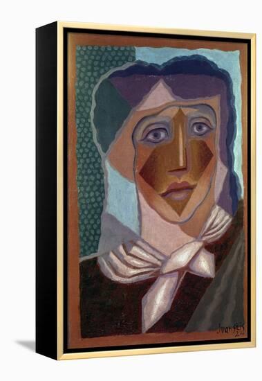 Femme à L'écharpe (Woman with Neck Scarf), 1924-Juan Gris-Framed Premier Image Canvas