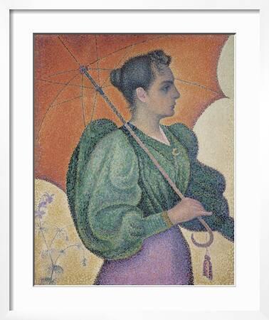 Femme a l'ombrelle (Opus 243, Effigie)' Premium Giclee Print - Paul Signac  | Art.com