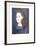 Femme a la Collerette Bleue-Pablo Picasso-Framed Collectable Print