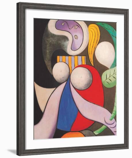 Femme a La Fleur, c.1932-Pablo Picasso-Framed Art Print