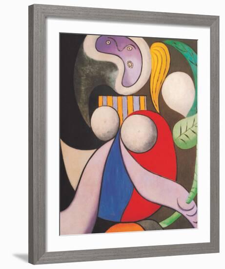 Femme a La Fleur, c.1932-Pablo Picasso-Framed Art Print