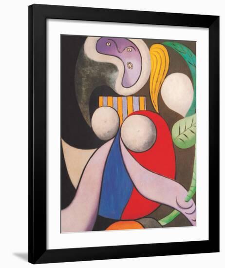 Femme a La Fleur, c.1932-Pablo Picasso-Framed Art Print