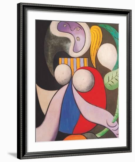 Femme a La Fleur, c.1932-Pablo Picasso-Framed Art Print