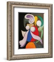 Femme a La Fleur, c.1932-Pablo Picasso-Framed Art Print