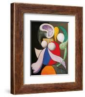 Femme a La Fleur, c.1932-Pablo Picasso-Framed Art Print