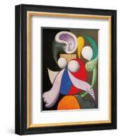 Femme a La Fleur, c.1932-Pablo Picasso-Framed Art Print