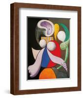 Femme a La Fleur, c.1932-Pablo Picasso-Framed Art Print