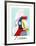 Femme a la Robe Multicolore-Pablo Picasso-Framed Collectable Print