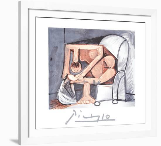 Femme A La Toilette-Pablo Picasso-Framed Collectable Print