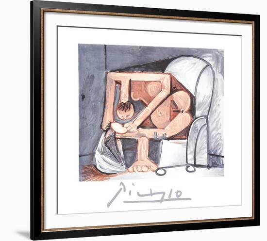 Femme A La Toilette-Pablo Picasso-Framed Collectable Print