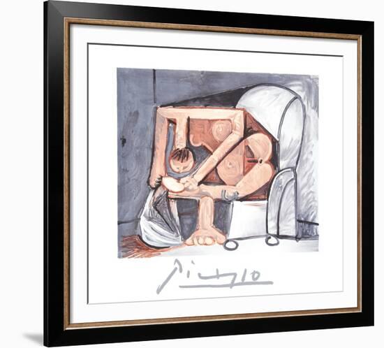 Femme A La Toilette-Pablo Picasso-Framed Collectable Print