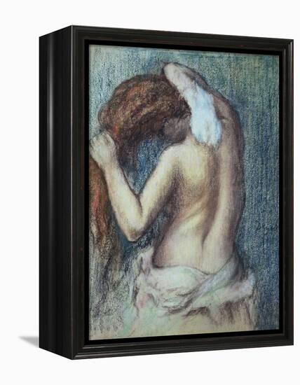 Femme a Sa Toilette, C.1895 (Pastel on Paper)-Edgar Degas-Framed Premier Image Canvas