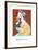 Femme Accoudee au Drapeau Bleu et Rouge-Pablo Picasso-Framed Collectable Print