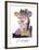 Femme Accoudee En Robe Mauve Et an Drapeau-Pablo Picasso-Framed Collectable Print