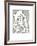 Femme Acrobate-Pablo Picasso-Framed Collectable Print