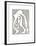 Femme Acrobate-Pablo Picasso-Framed Collectable Print