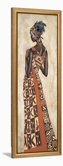 Femme Africaine II-Jacques Leconte-Framed Stretched Canvas