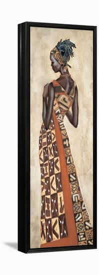 Femme Africaine II-Jacques Leconte-Framed Stretched Canvas