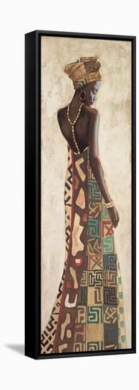Femme Africaine III-Jacques Leconte-Framed Stretched Canvas