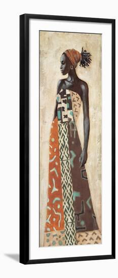 Femme Africaine IV-Jacques Leconte-Framed Art Print