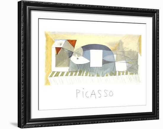 Femme Allongee-Pablo Picasso-Framed Collectable Print