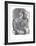 Femme Assise a la Robe Grise-Pablo Picasso-Framed Collectable Print