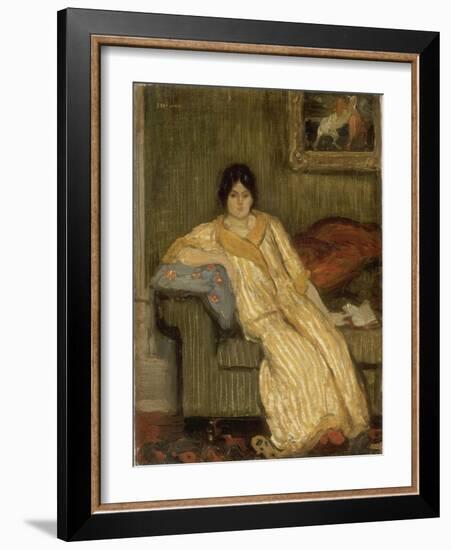 Femme assise dans un canapé-Théophile Alexandre Steinlen-Framed Giclee Print