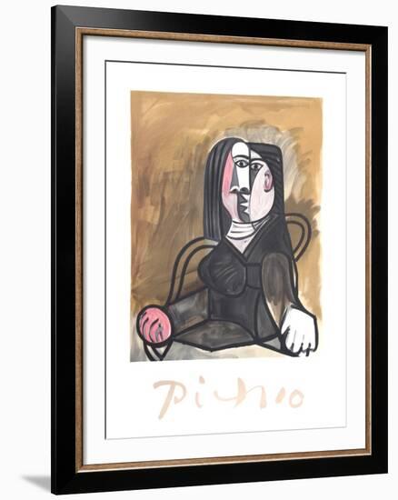 Femme Assise dans un Fateuil-Pablo Picasso-Framed Collectable Print