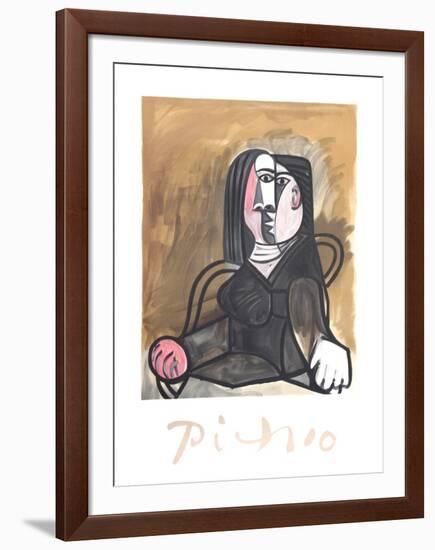 Femme Assise dans un Fateuil-Pablo Picasso-Framed Collectable Print