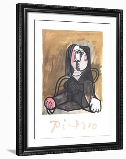 Femme Assise dans un Fateuil-Pablo Picasso-Framed Collectable Print