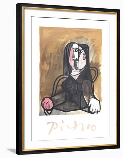 Femme Assise dans un Fateuil-Pablo Picasso-Framed Collectable Print