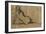 Femme assise de dos-Jean Jacques Henner-Framed Giclee Print