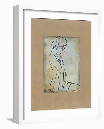 Femme assise I-Dan Bennion-Framed Art Print