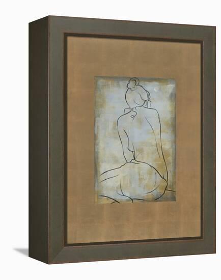 Femme assise II-Dan Bennion-Framed Stretched Canvas