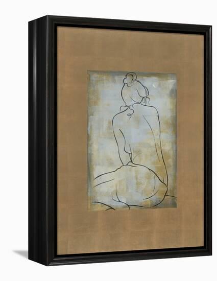 Femme assise II-Dan Bennion-Framed Stretched Canvas