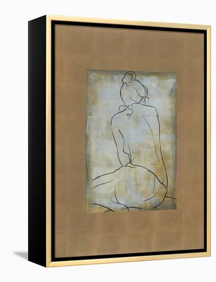 Femme assise II-Dan Bennion-Framed Stretched Canvas