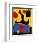 Femme Assise-Joan Miro-Framed Art Print