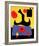 Femme Assise-Joan Miro-Framed Art Print