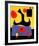 Femme Assise-Joan Miro-Framed Art Print