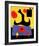 Femme Assise-Joan Miro-Framed Art Print