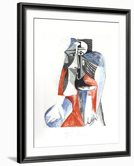 Femme Assise-Pablo Picasso-Framed Collectable Print